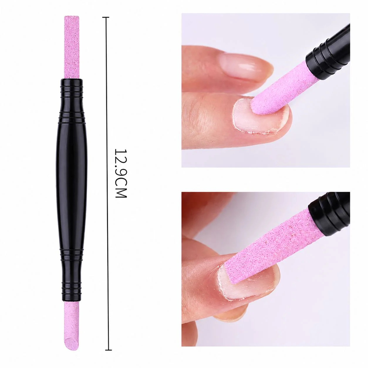 2 Way Stone Cuticle Remover Pusher & File - Image 11