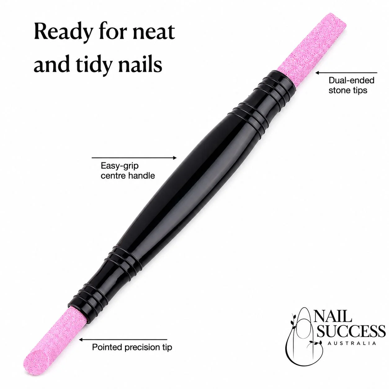 2 Way Stone Cuticle Remover Pusher & File - Image 12