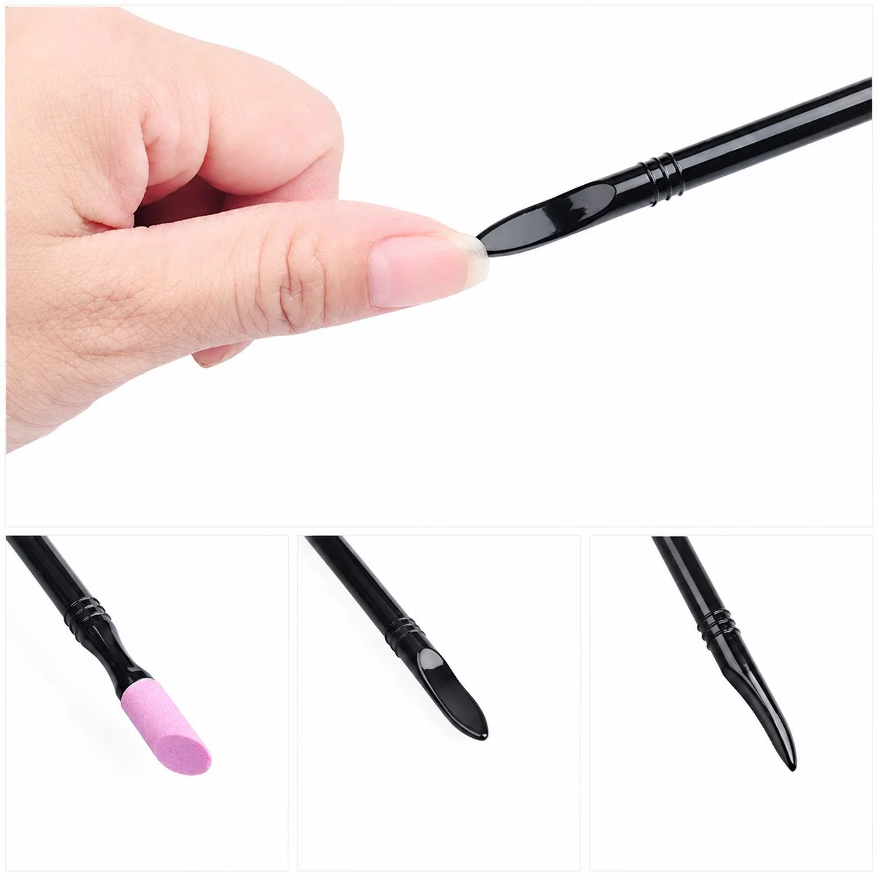 2 Way Stone Cuticle Remover Pusher & File - Image 8