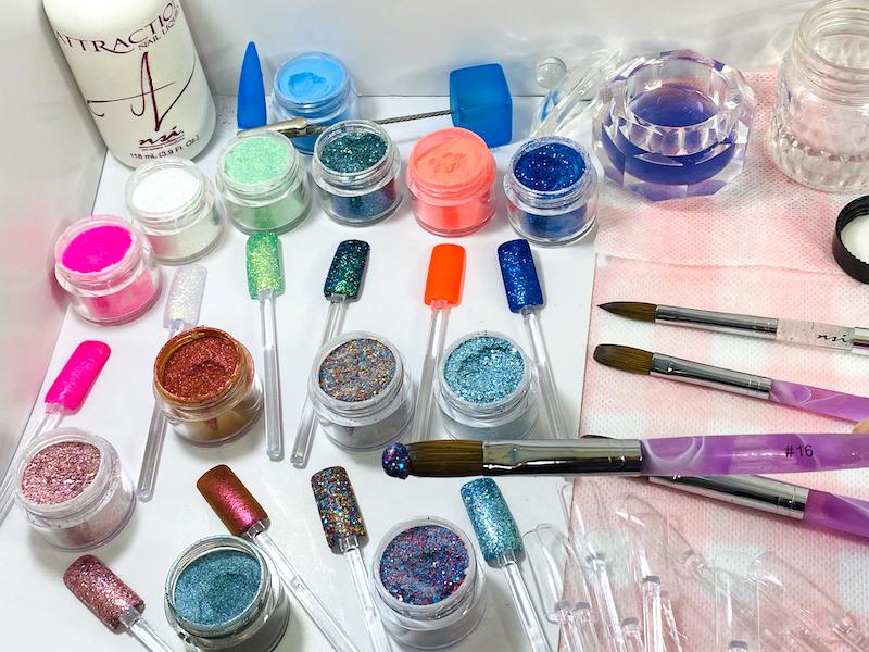 Acrylic Nail Powders - Galaxy Colours - Image 4
