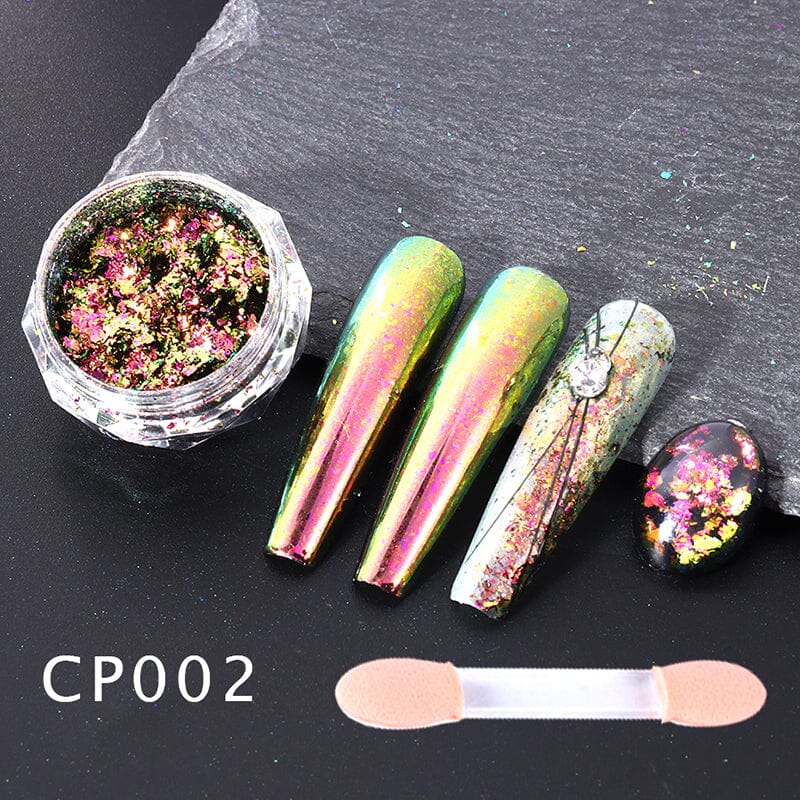 Aurora Chameleon Nail Art Flakes Jar - Image 3