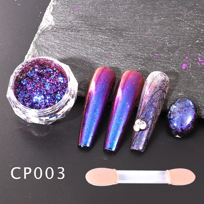 Aurora Chameleon Nail Art Flakes Jar - Image 4