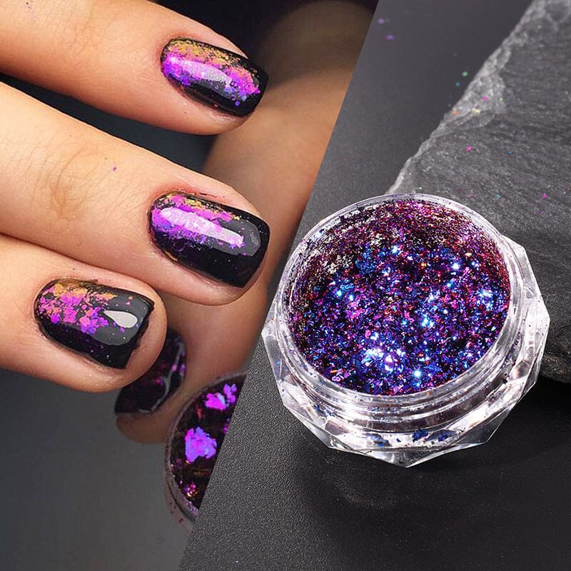 Aurora Chameleon Nail Art Flakes Jar - Image 5