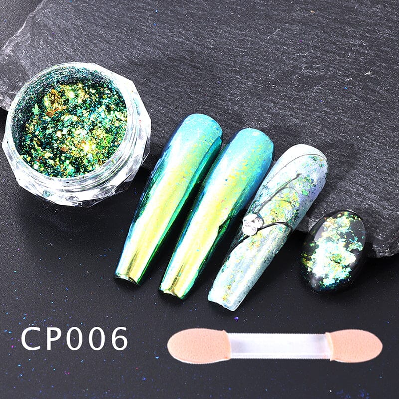 Aurora Chameleon Nail Art Flakes Jar - Image 7