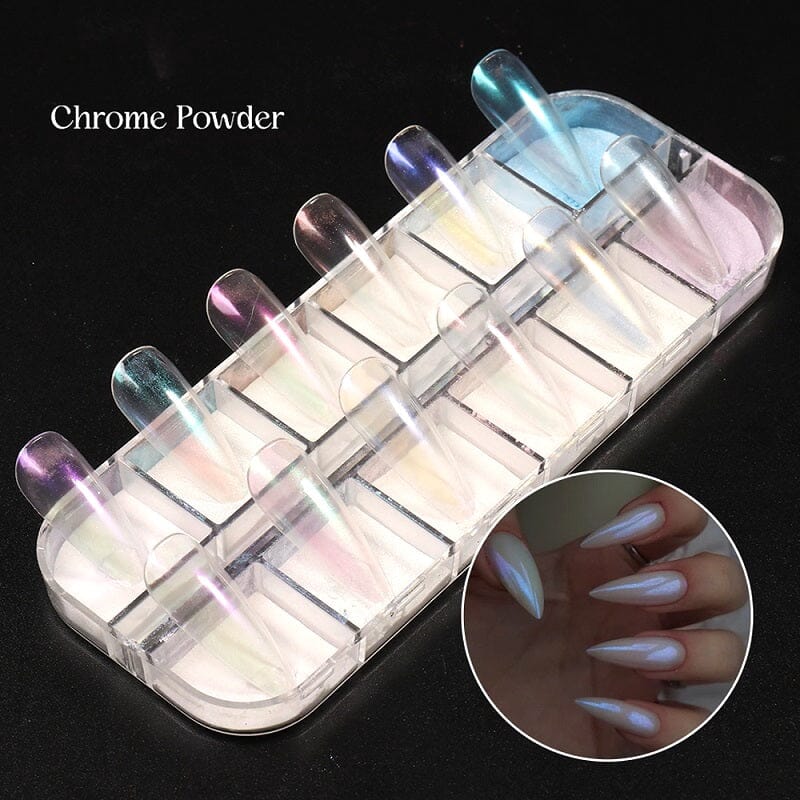 Aurora Ice Pearl Chrome Pigment Powders Tray - Image 3