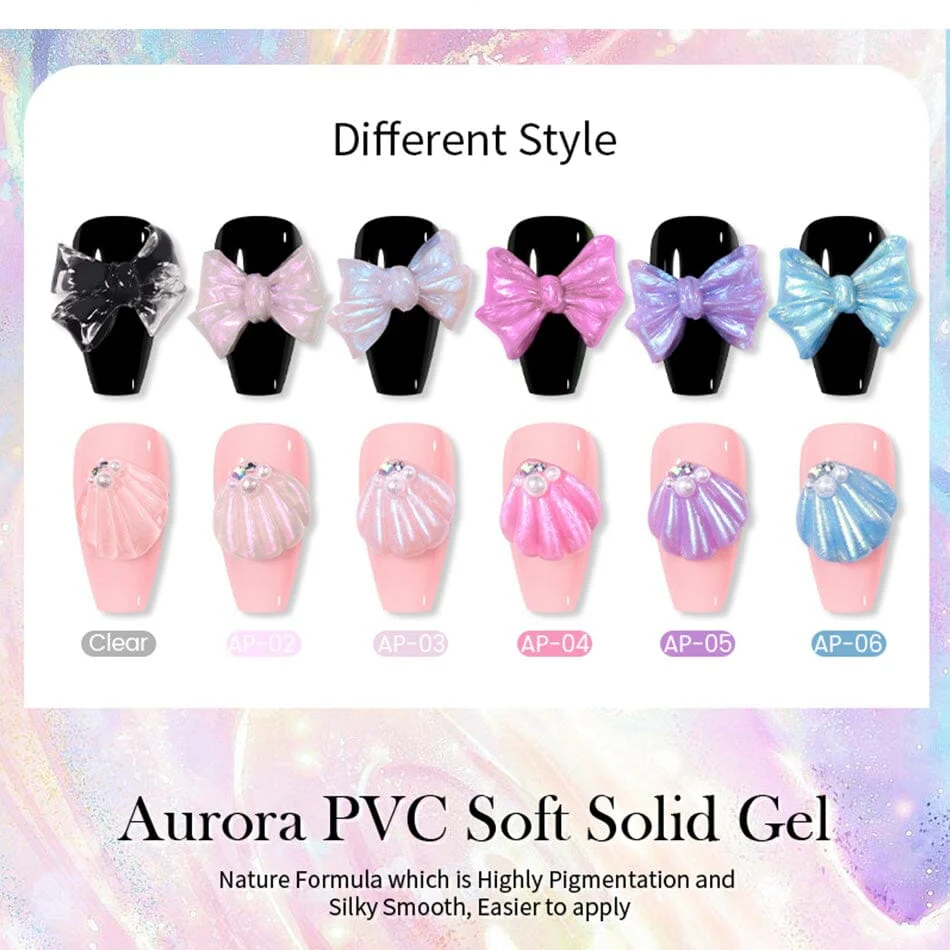 Aurora PVC Soft Solid 3D Sculpting Gel Born Pretty - Image 2