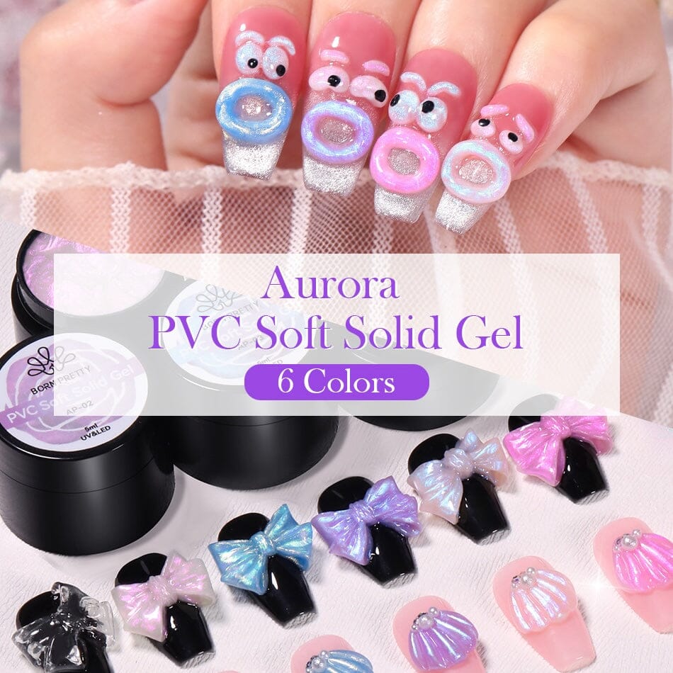 Aurora PVC Soft Solid 3D Sculpting Gel Born Pretty - Image 4