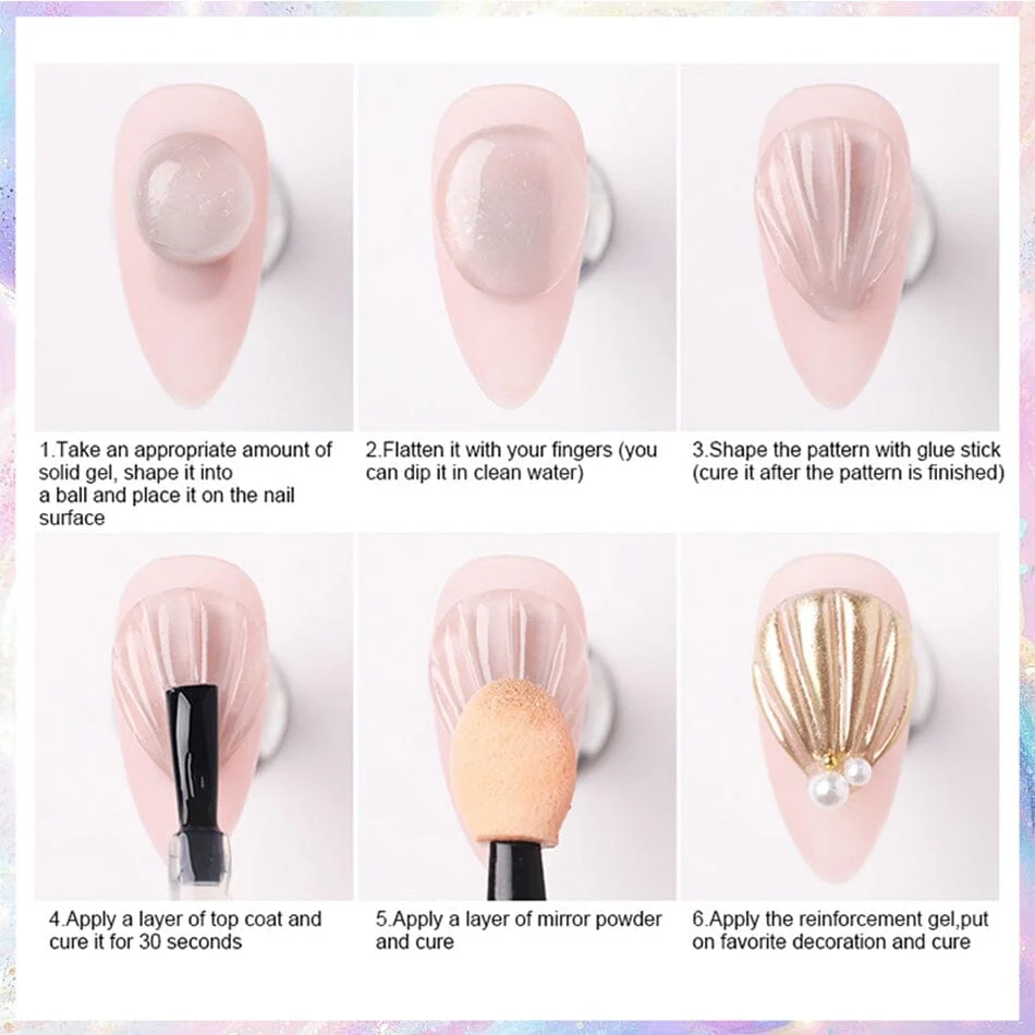 Aurora PVC Soft Solid 3D Sculpting Gel Born Pretty - Image 6