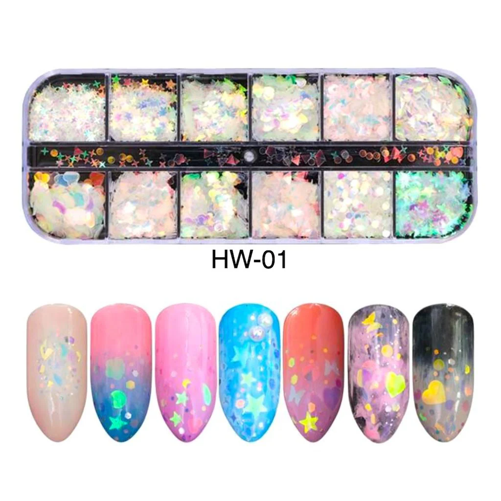 Aurora Sparkly Holographic Flakes Tray - Image 4