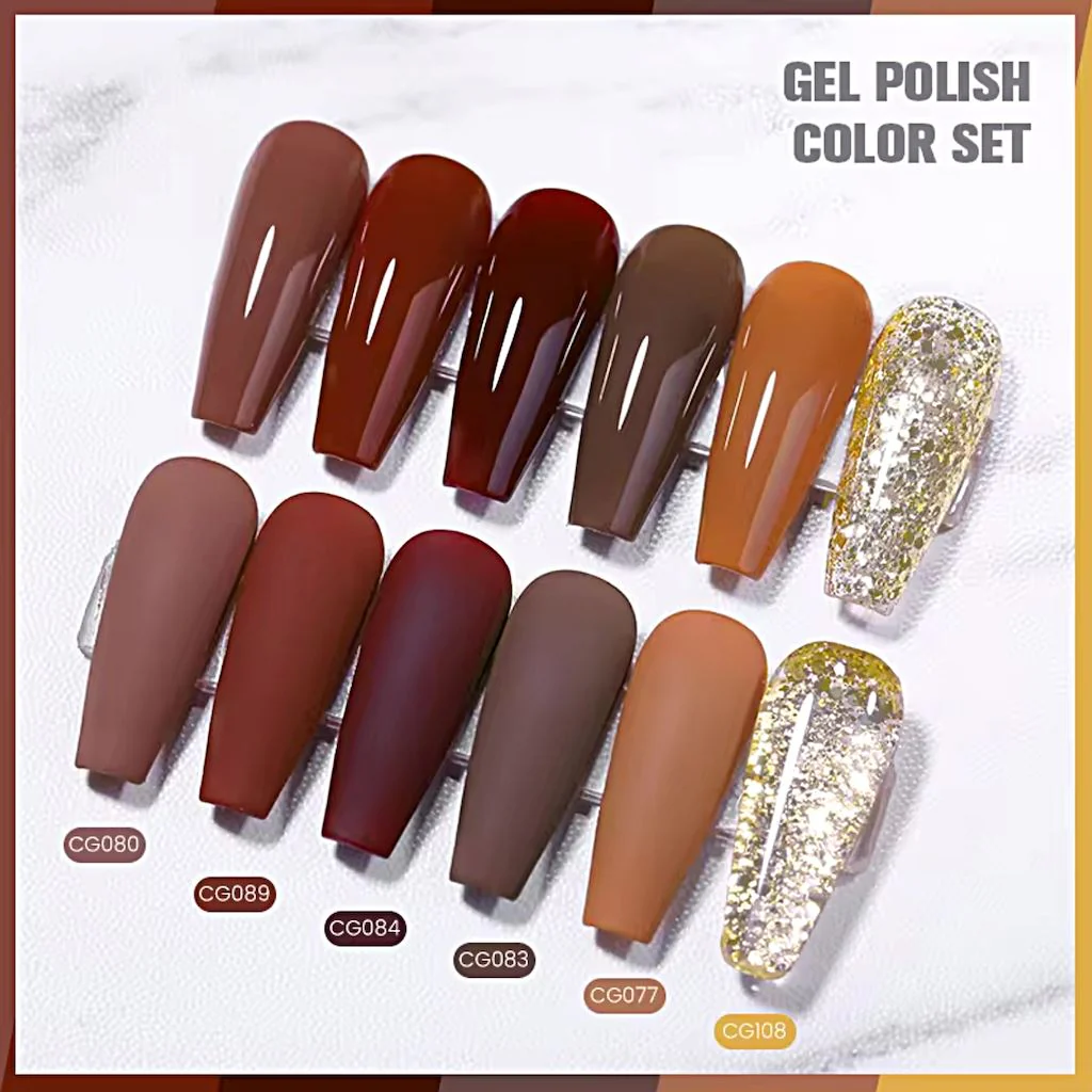Autumn And Winter - Gel Polish 6 Colour Set 10ml - Image 3