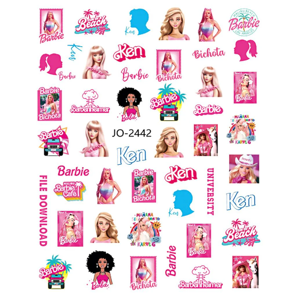 Barbie Nail Art Stickers - Image 10