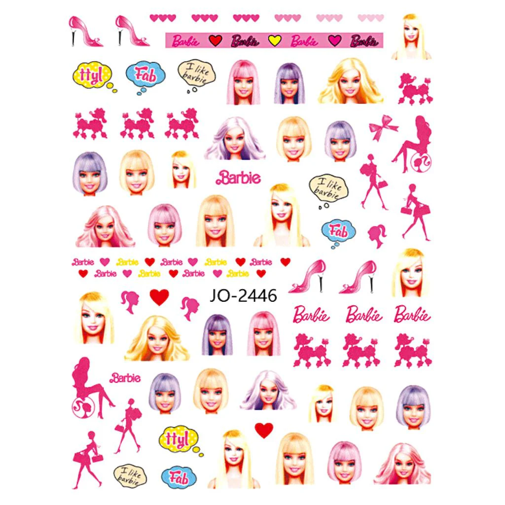 Barbie Nail Art Stickers - Image 14