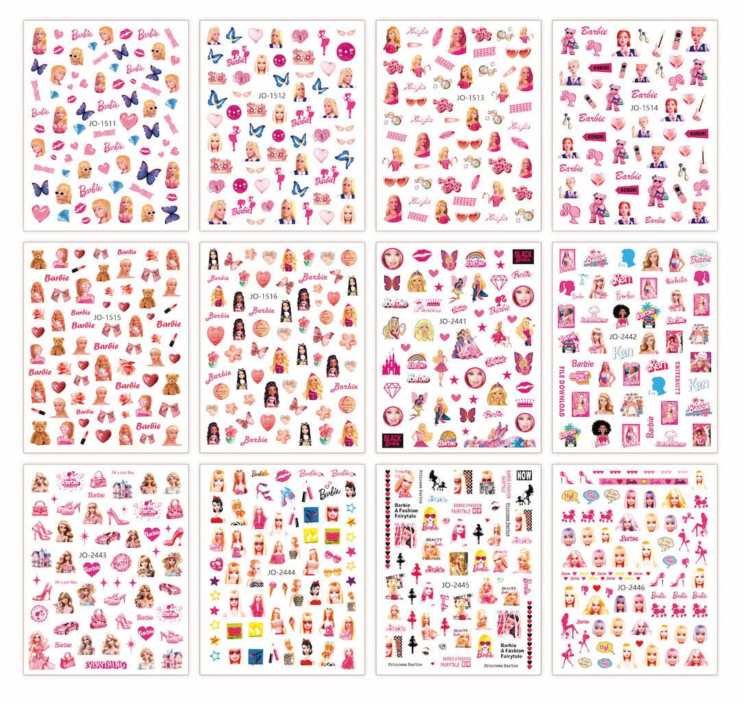 Barbie Nail Art Stickers - Image 2