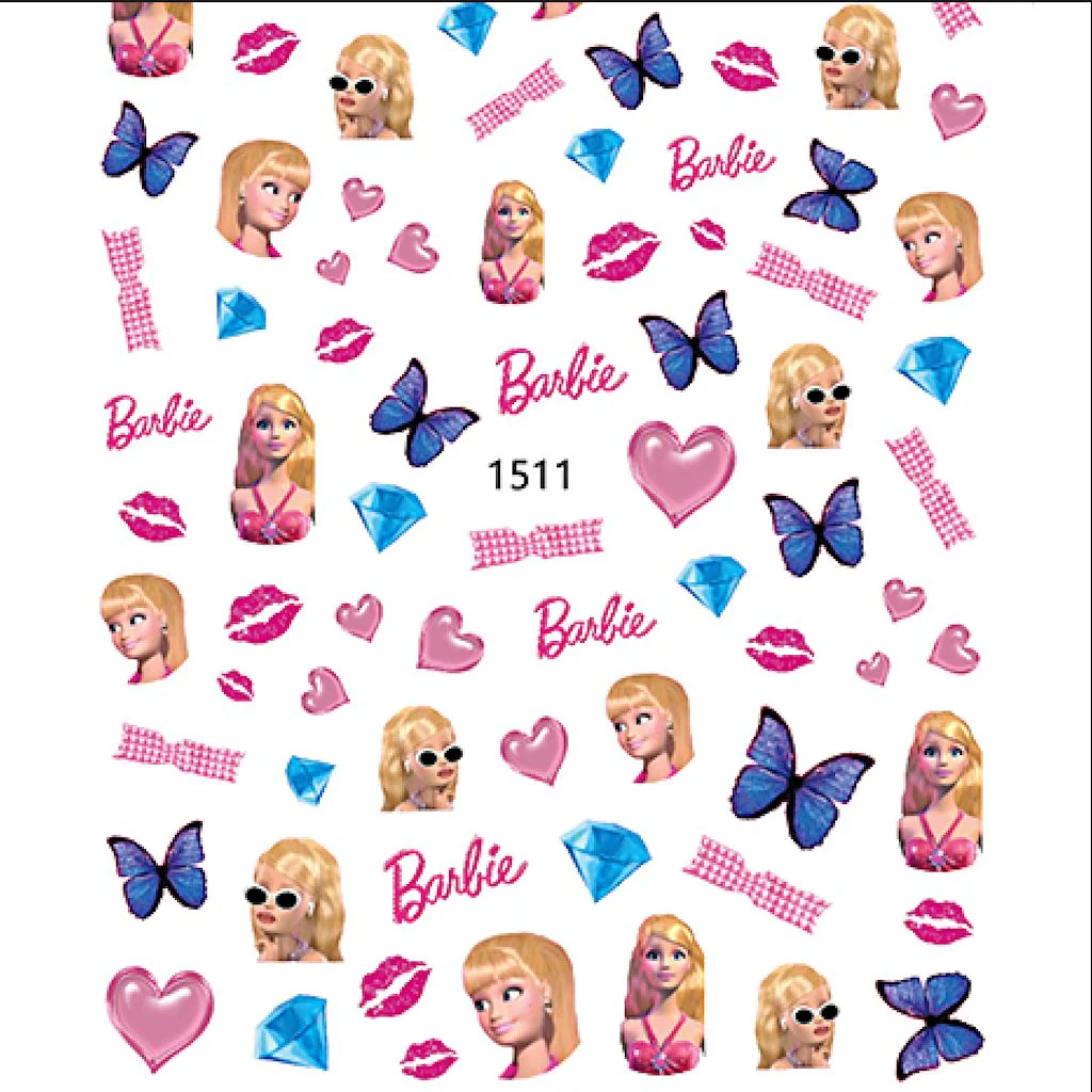 Barbie Nail Art Stickers - Image 3