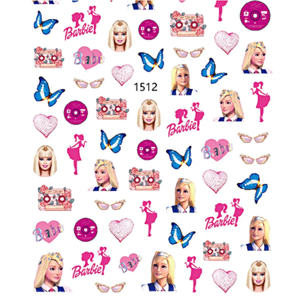 Barbie Nail Art Stickers - Image 4