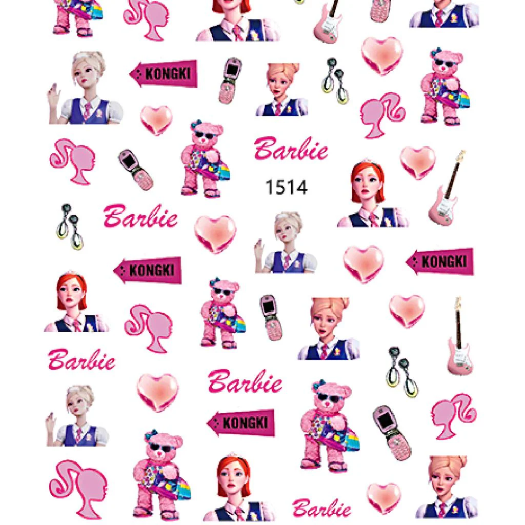 Barbie Nail Art Stickers - Image 6