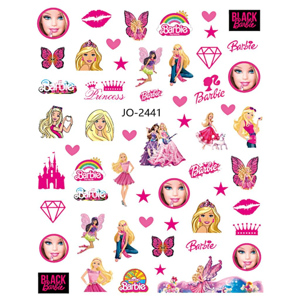 Barbie Nail Art Stickers - Image 9