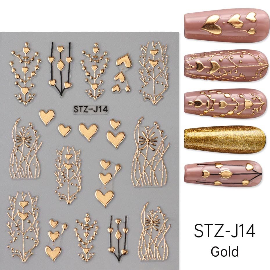 Baroque Nail Art Sticker - Image 5