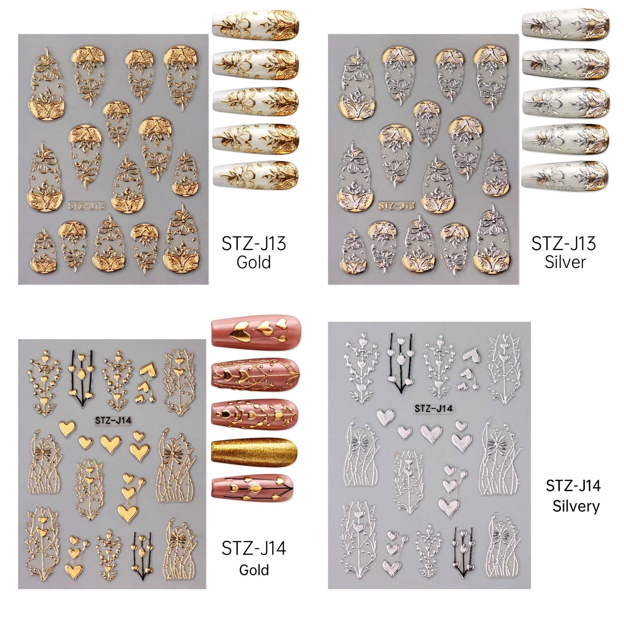 Baroque Nail Art Sticker - Image 7