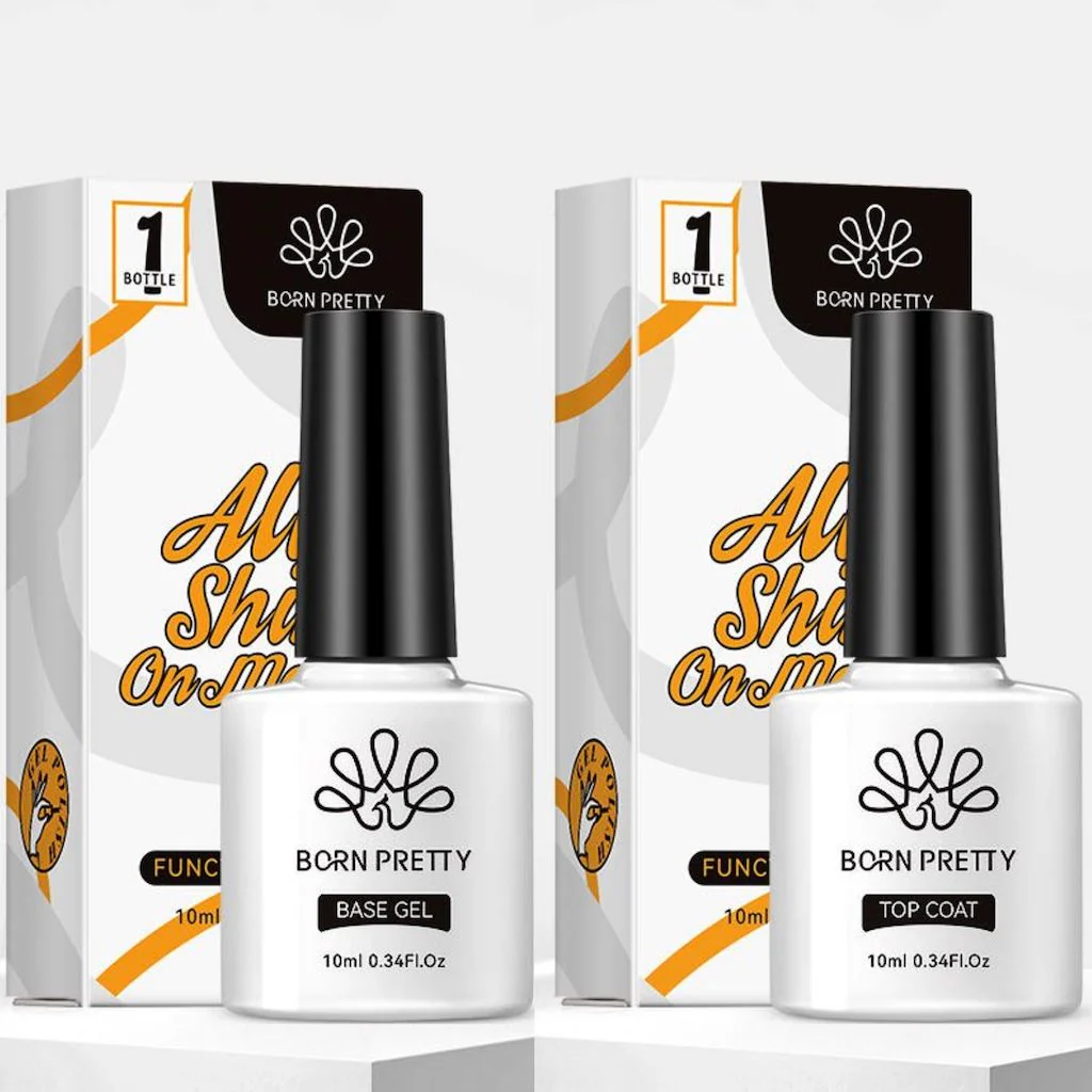 Duo Pack - Base Coat + Super Top Coat Born Pretty 10ml