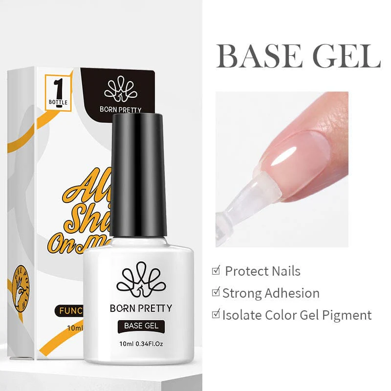 Duo Pack - Base Coat + Super Top Coat Born Pretty 10ml - Image 2