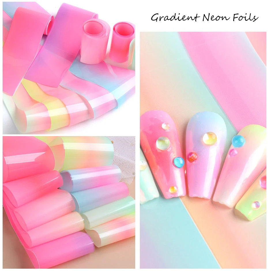 BOX Transfer Foils - Candy Neon ~ 10 ROLLS - Image 5