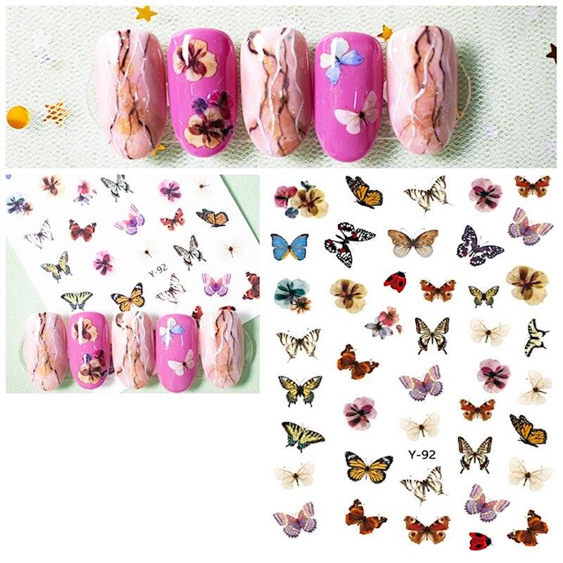Butterflies Nail Art Stickers - Image 5