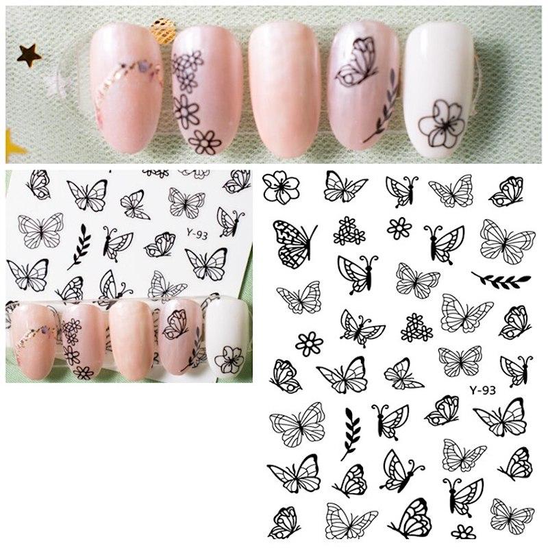 Butterflies Nail Art Stickers - Image 6