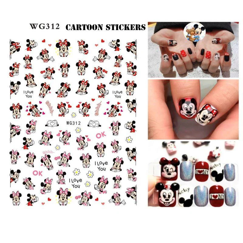 CARTOON Nail Art Stickers - Image 13