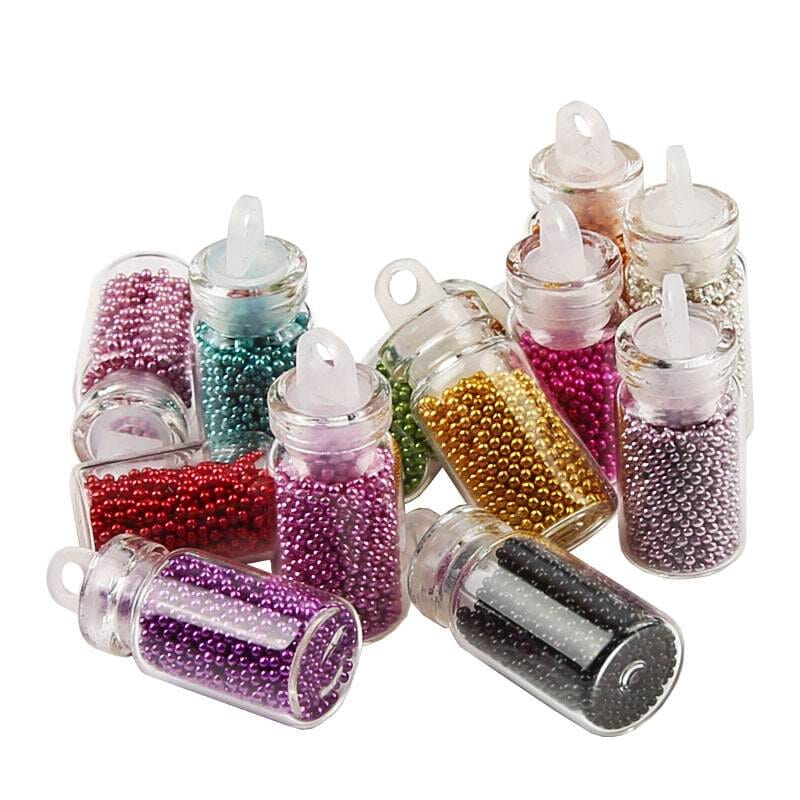 Caviar Bullion Beads Pack 12 Colours - Image 3