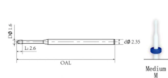 Ceramic Cuticle Cleaner Bit - Image 3