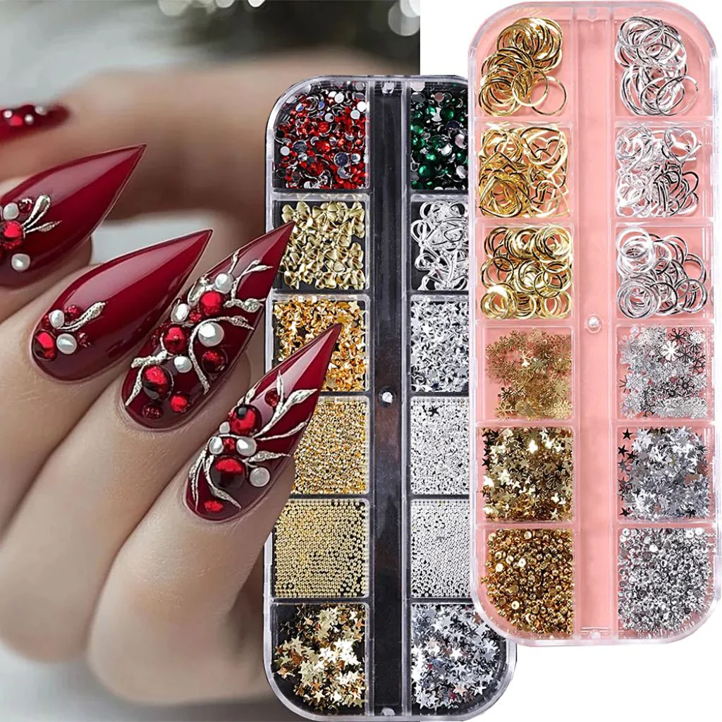 Christmas 3D Nail Charms Tray - Image 7