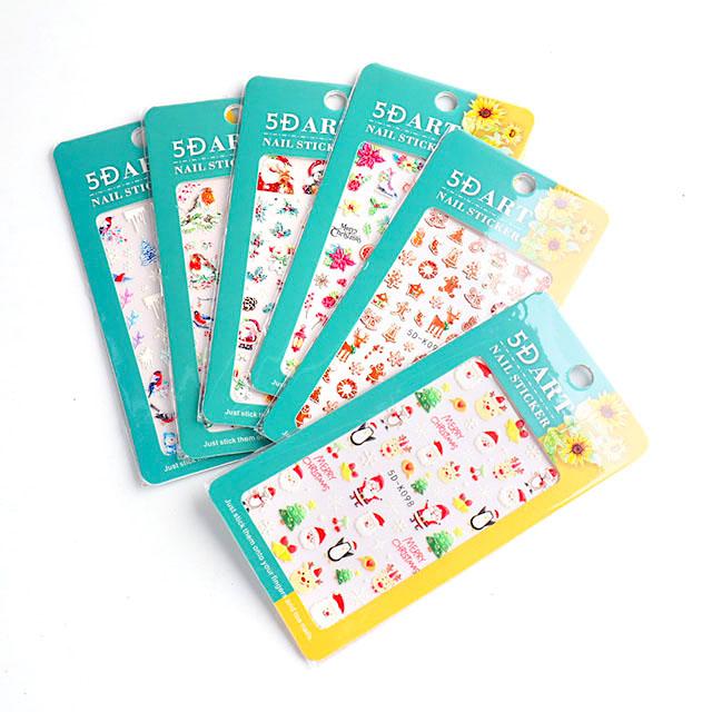 Christmas 5D Nail Art Stickers - Image 3