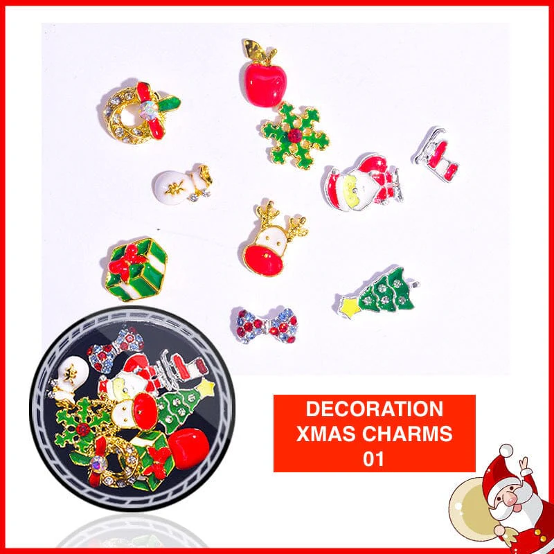 Christmas Decoration Nail Art Jar - Image 2