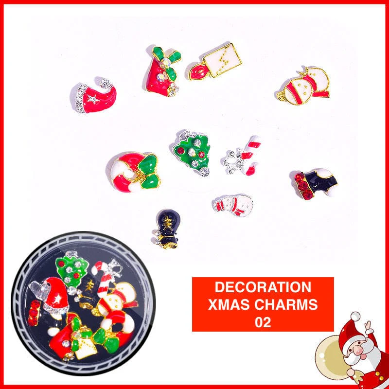 Christmas Decoration Nail Art Jar - Image 3