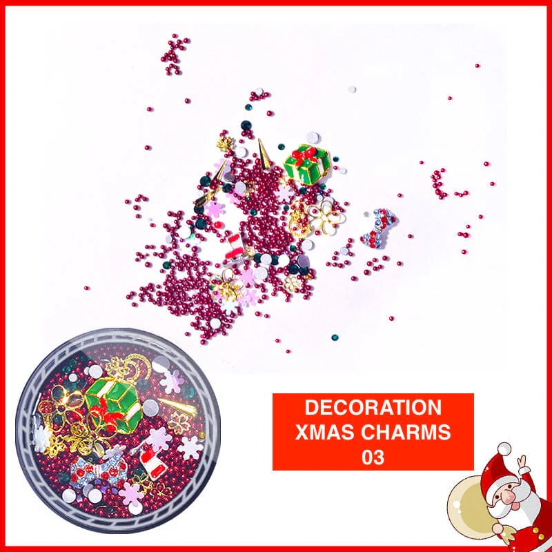 Christmas Decoration Nail Art Jar - Image 4