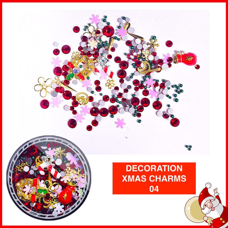 Christmas Decoration Nail Art Jar - Image 5