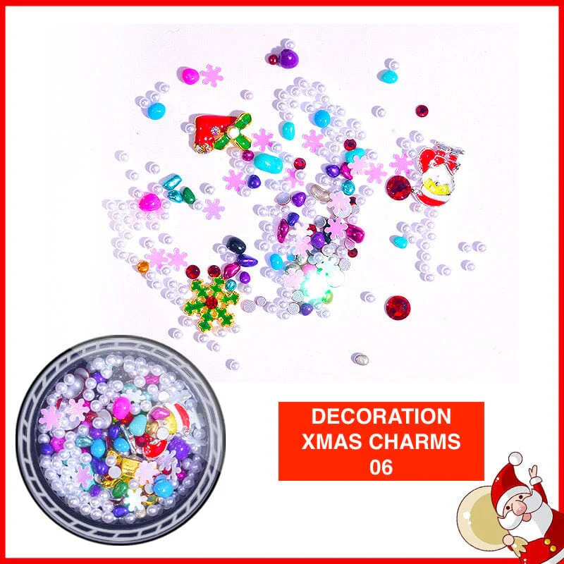 Christmas Decoration Nail Art Jar - Image 7