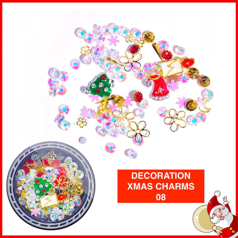 Christmas Decoration Nail Art Jar - Image 9