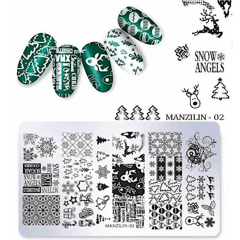 Christmas Nail Art Stamping Plates - Image 4