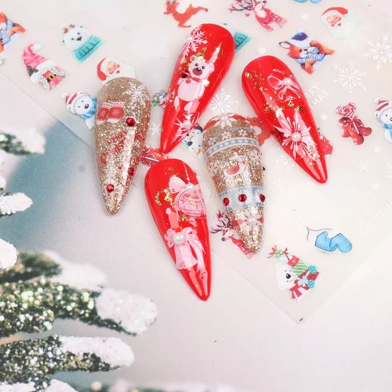 Christmas Nail Art Stickers - Image 2