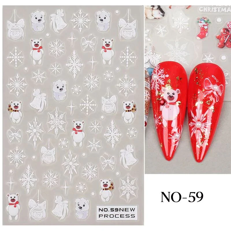 Christmas Nail Art Stickers - Image 3