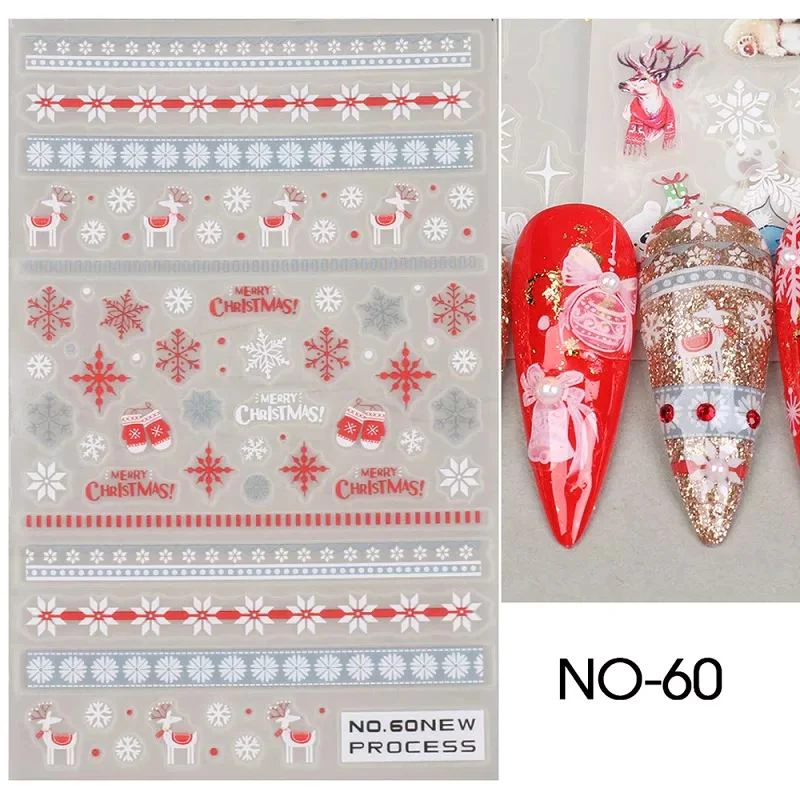 Christmas Nail Art Stickers - Image 4