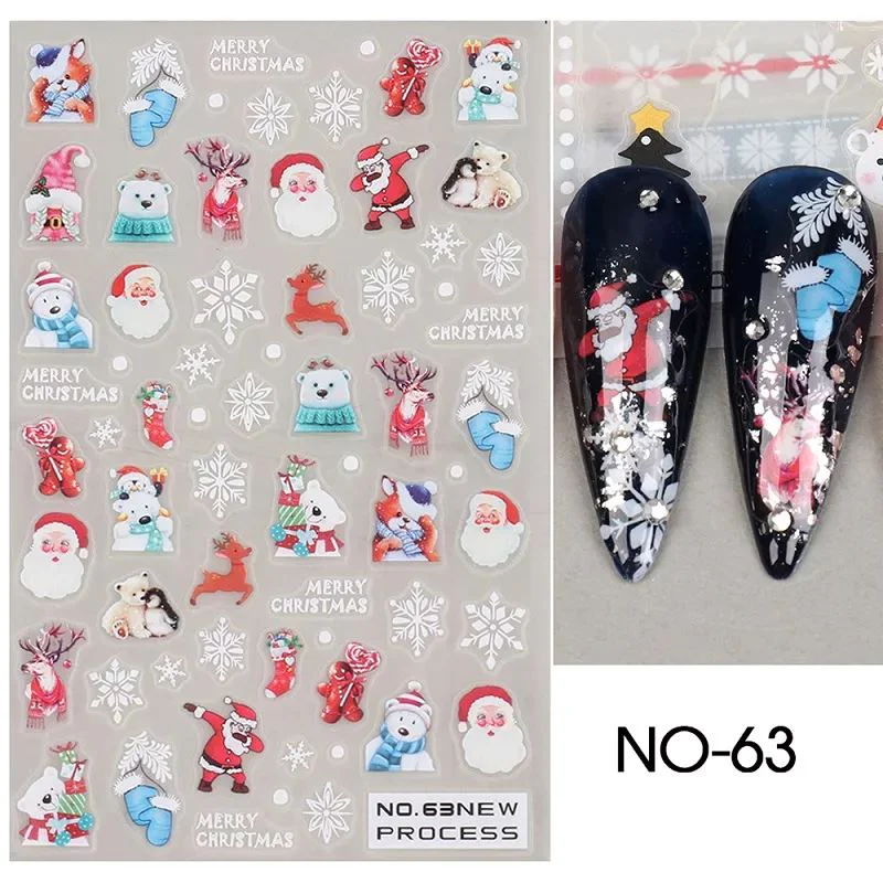 Christmas Nail Art Stickers - Image 7