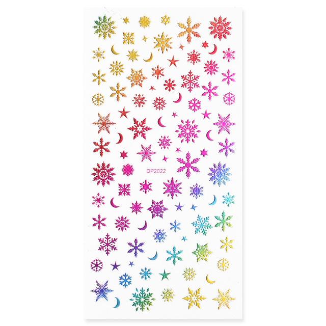 Coloured Butterfly/Heart/Crown Nail Art Stickers - Image 10