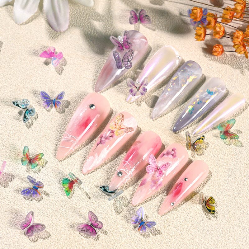 Colourful Butterfly Nail Decoration Tray - Image 2