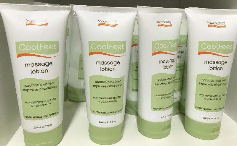 Massage Lotion ~ Cool Feet ~ Natural Look - Image 6
