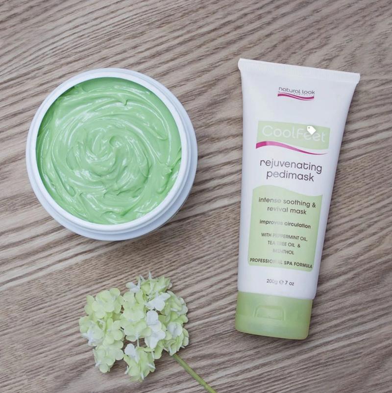 Rejuvenating Pedimask 200g ~ Cool Feet ~ Natural Look - Image 3