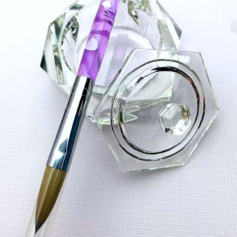 Crimped Kolinsky Acrylic Brush - Image 3