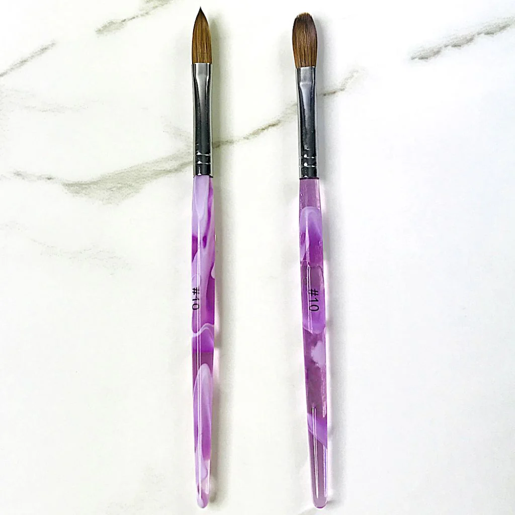 Crimped Kolinsky Acrylic Brush - Image 9